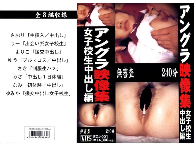 アングラ映像集 女子校生中出し編